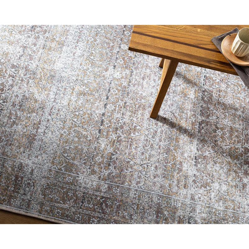 Our PNW Home x Livabliss Machine Washable Oriental Boho Dark Brown